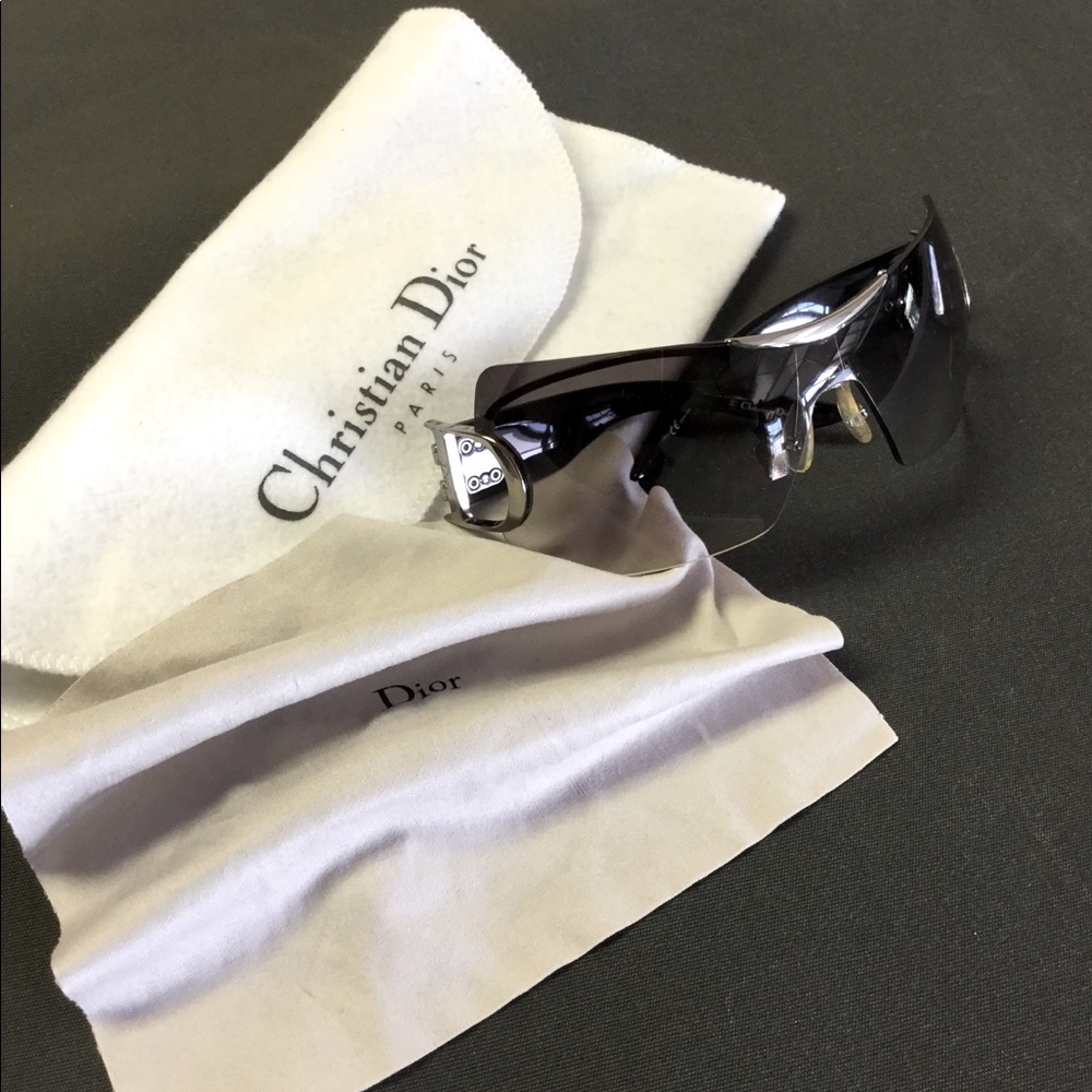 VINTAGE Dior Sunglasses Black Gradient